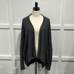 Athleta Grey Cashmere Cardigan, M
